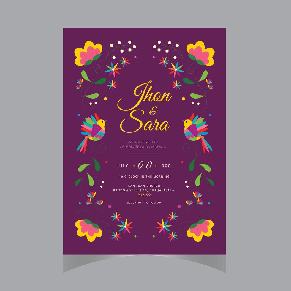 Wedding card or invitation with abstract floral background. Greeting card in grunge or retro style. Elegance pattern with flowers roses, floral illustration in vintage style Valentine. Classic. vector