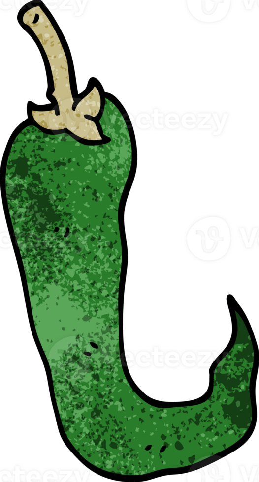 cartoon doodle chilli pepper png