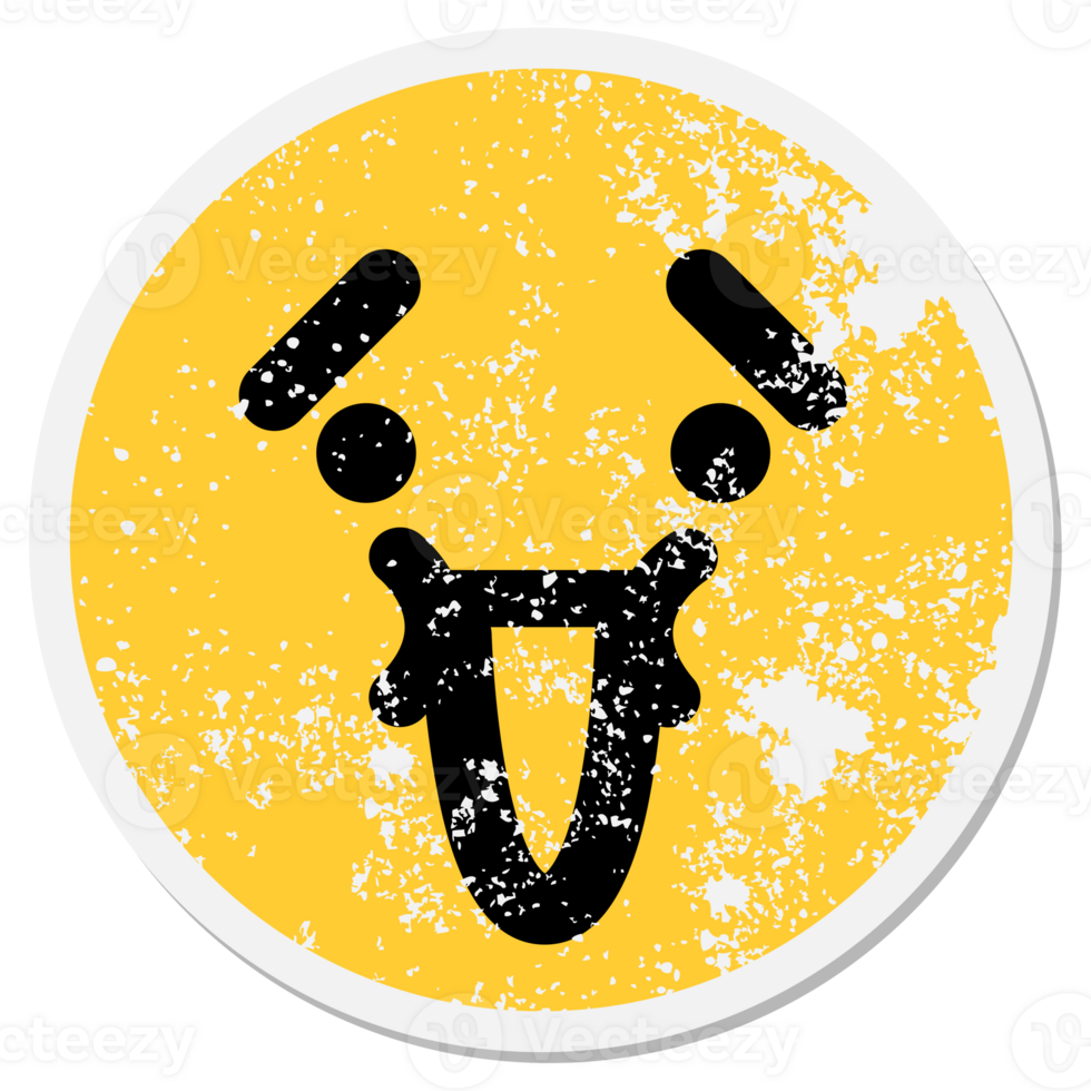 happy laughing face circle png