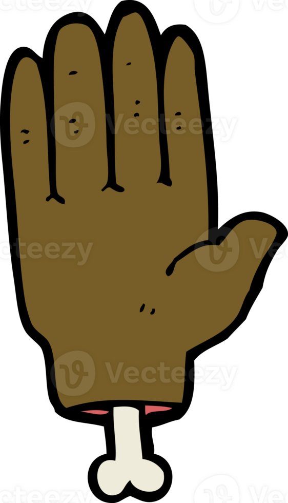 cartoon severed hand png