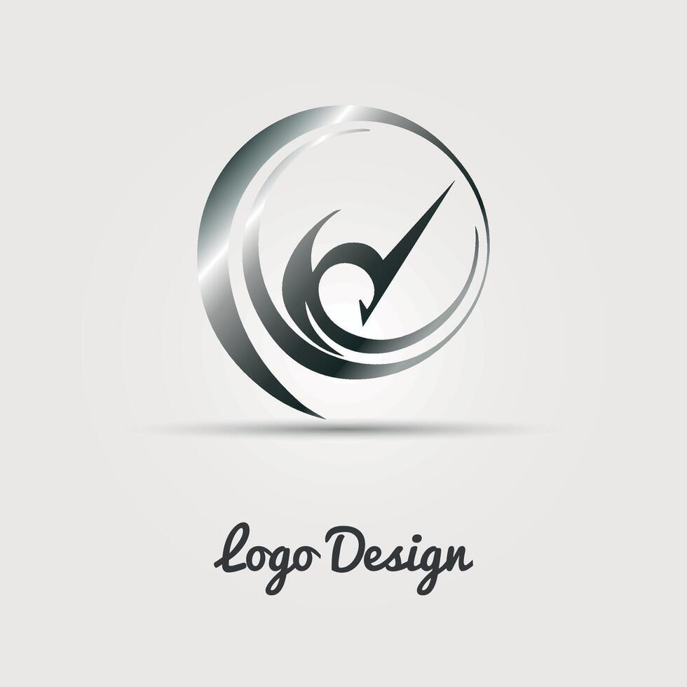 diseño de logotipo único vector