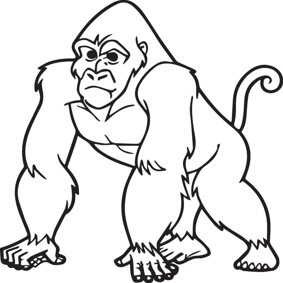 Animals coloring pages. Animal coloring pages for coloring book vector