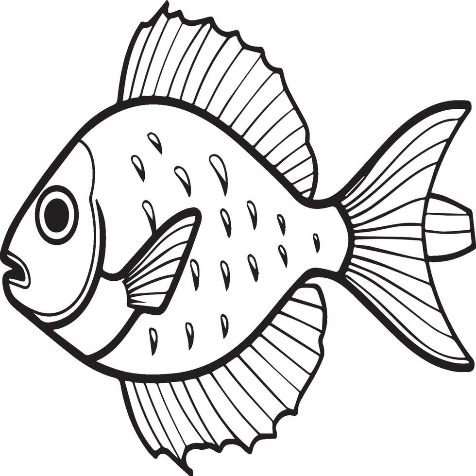 Ocean animals coloring pages. Sea life coloring pages. Ocean animal outline images. Ocean animals vector outline coloring pages