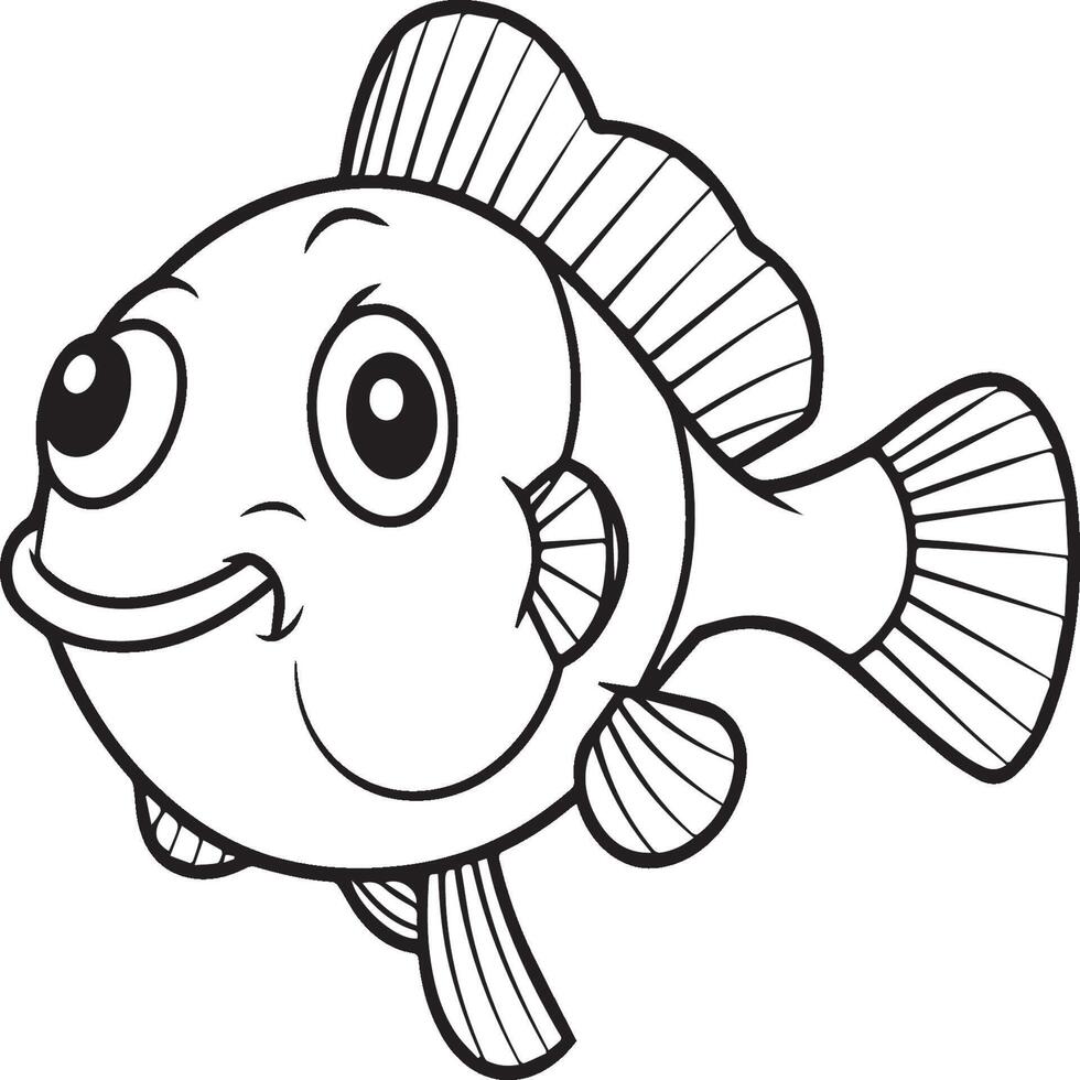 Ocean animals coloring pages. Sea life coloring pages. Ocean animal outline images. Ocean animals vector outline coloring pages