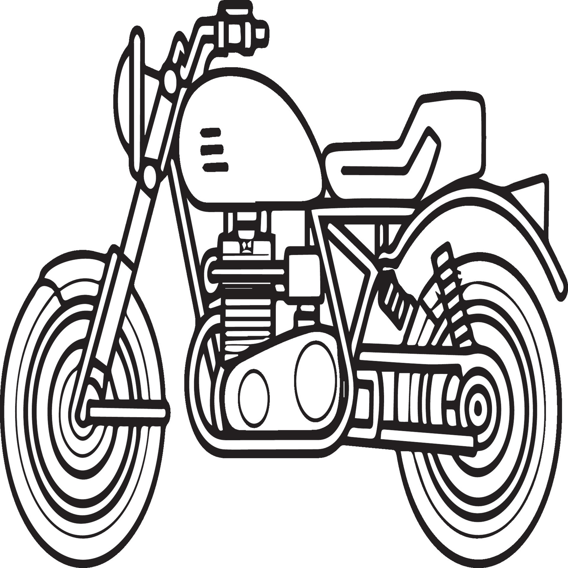 Motorcycle coloring pages. Motorcycle outline vector 39893449 Vector Motorcycle coloring pages. Motorcycle outline vector 39893449 Vector