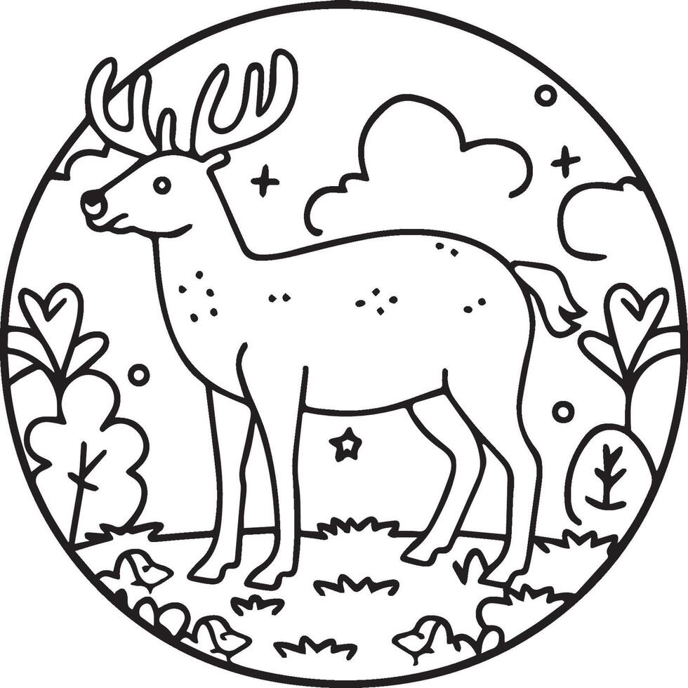 Domestic animals coloring pages. Animal coloring pages for coloring book. Animal outline images. Animal coloring pages vector