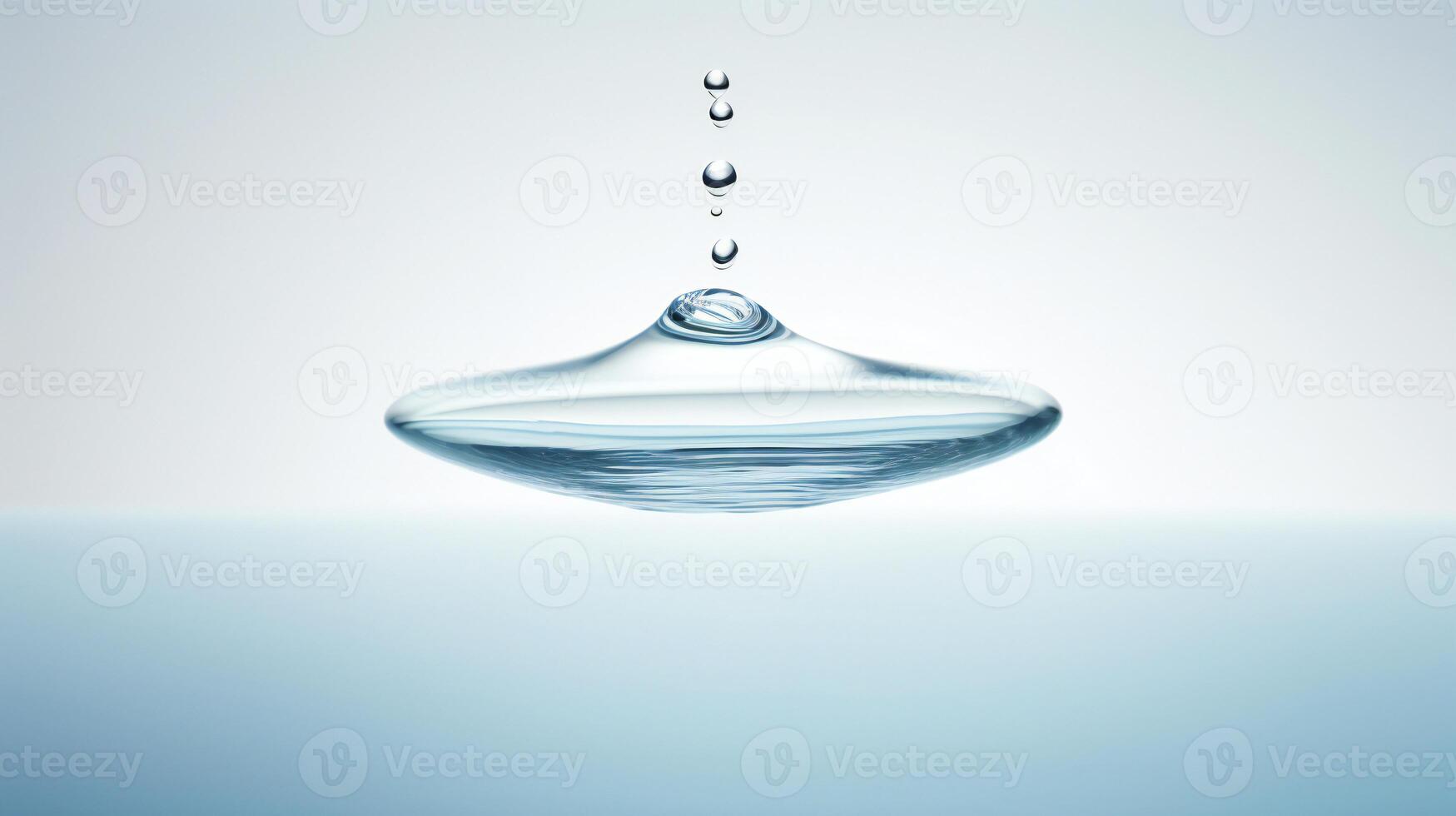 AI generated a drop of water hanging from a wire photo