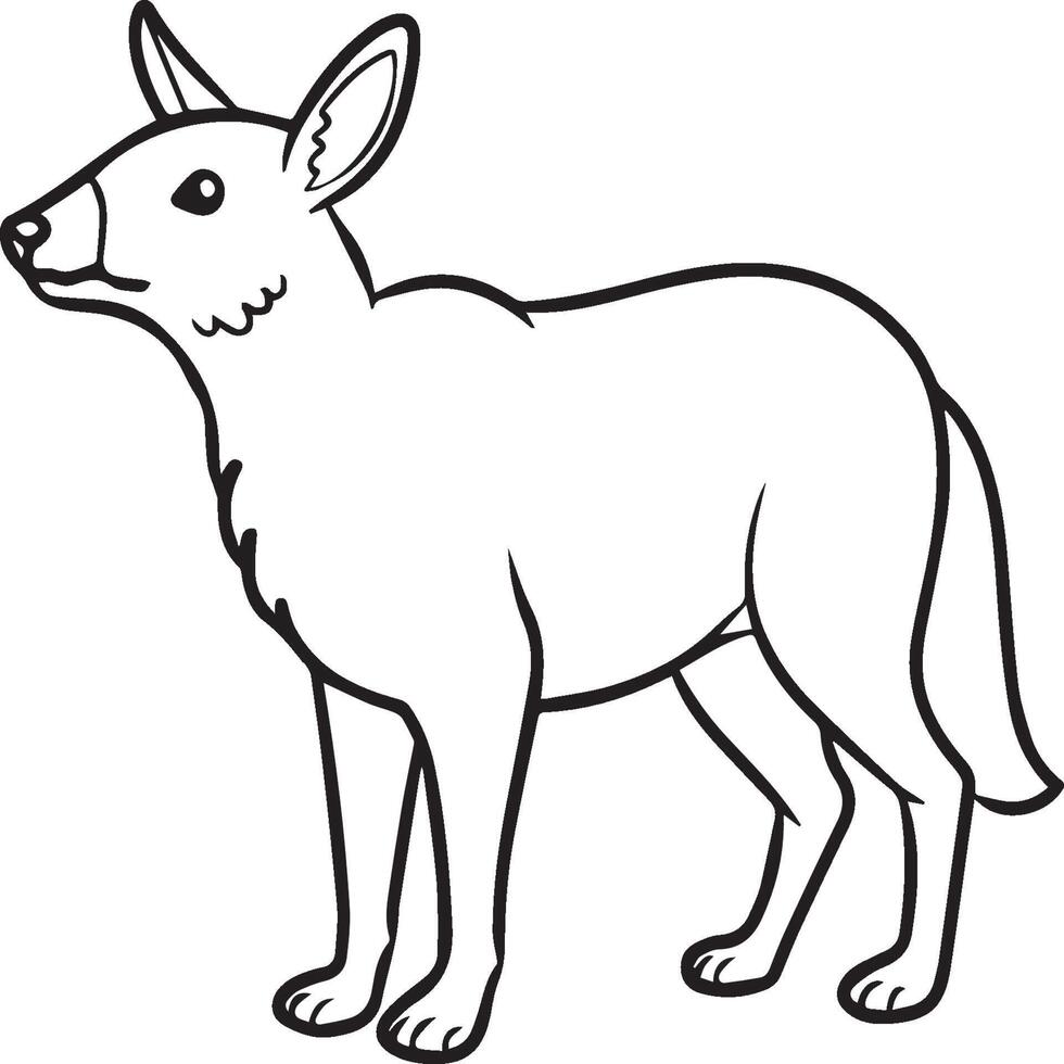 Domestic animals coloring pages. Animal coloring pages for coloring book. Animal outline images. Animal coloring pages vector