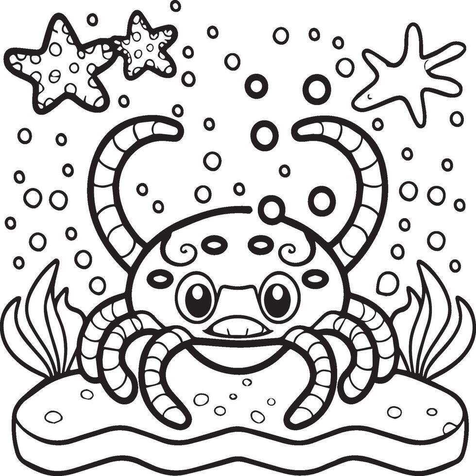 Ocean animals coloring pages. Sea life coloring pages. Ocean animal