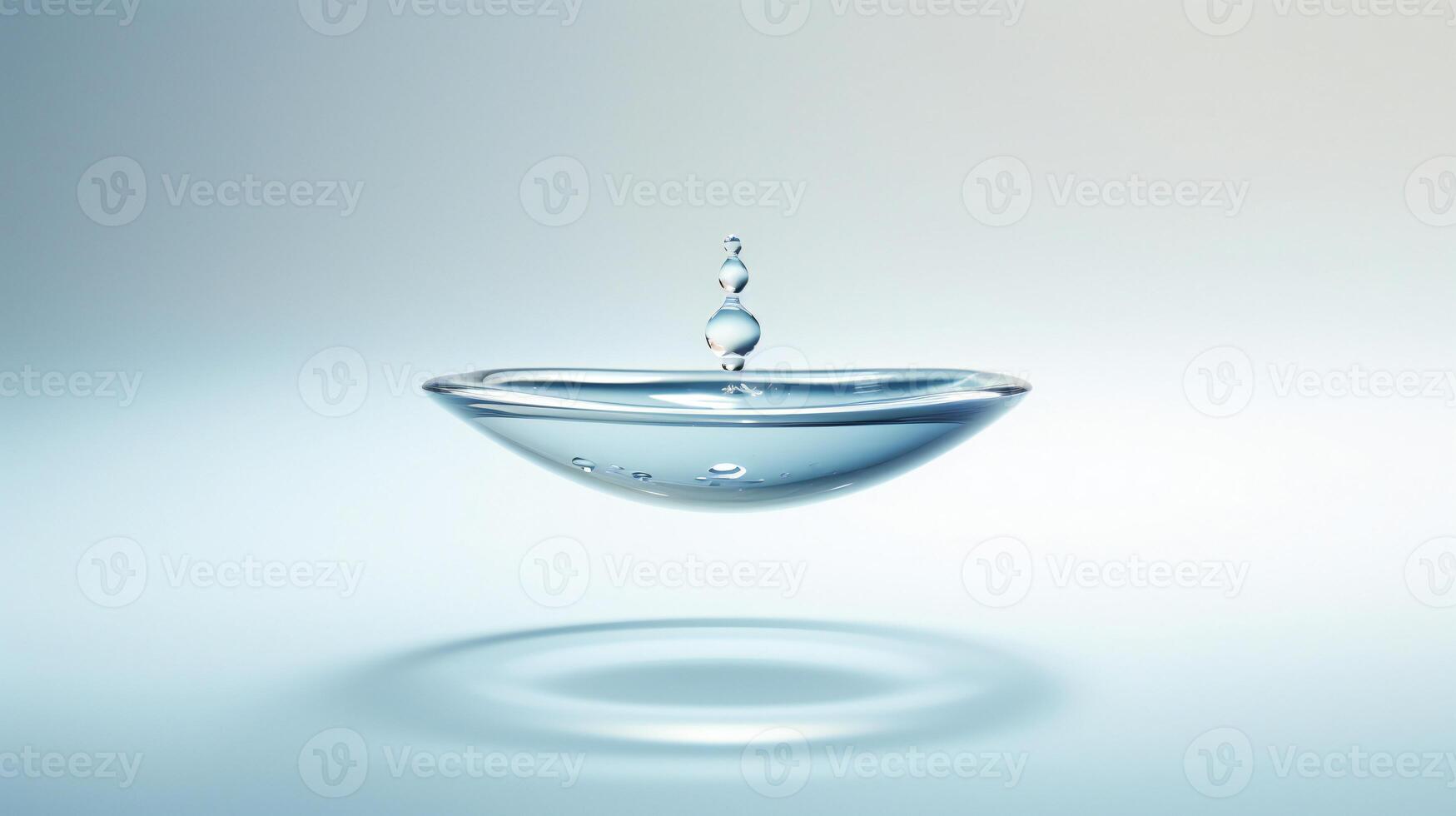 AI generated a drop of water hanging from a wire photo