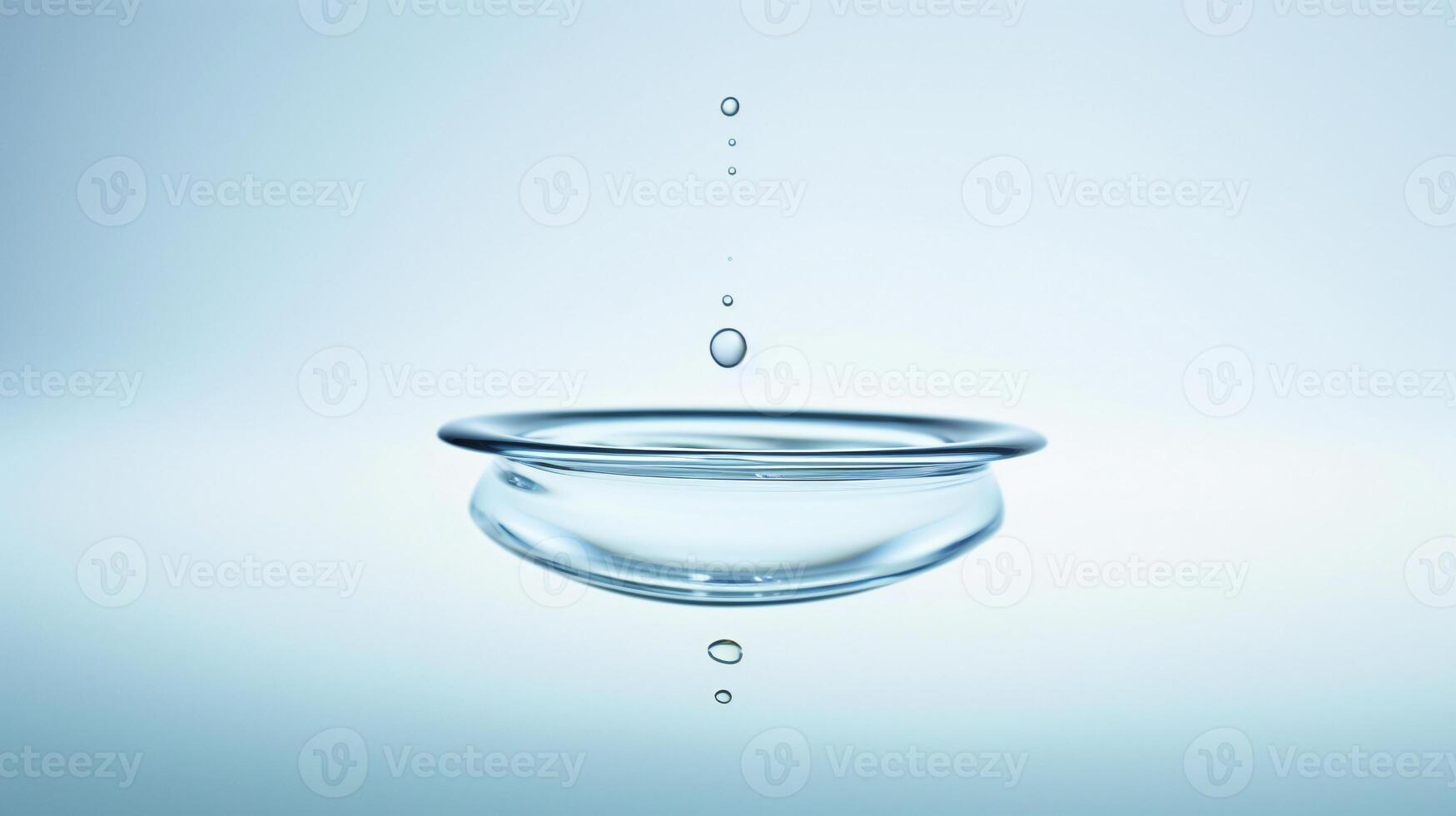 AI generated a drop of water hanging from a wire photo