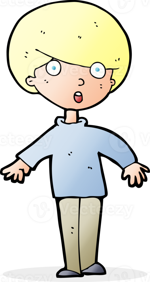cartoon surprised man png