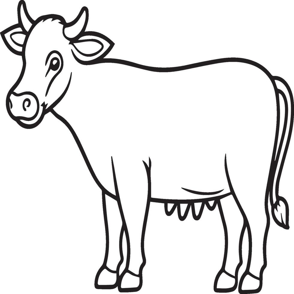 Animals coloring pages. Animal coloring pages for coloring book vector