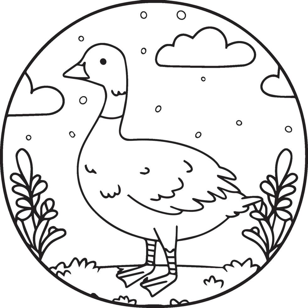 Domestic animals coloring pages. Animal coloring pages for coloring book. Animal outline images. Animal coloring pages vector