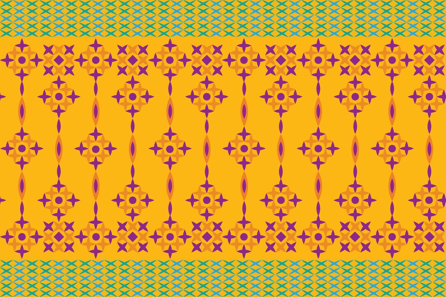 illustration pattern of the crass color on yellow background. vector