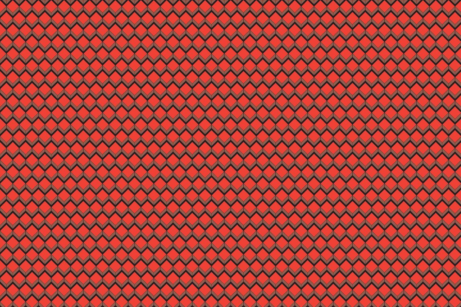 illustration of the red square pattern on black background. vector