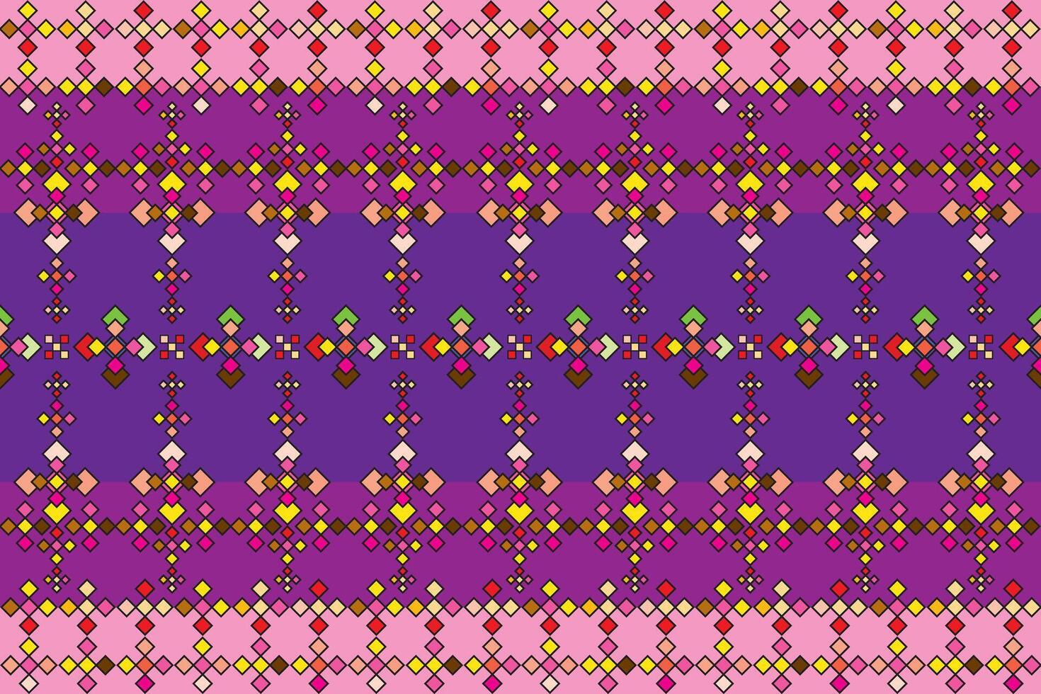 illustration wallpaper of the color square pattern on multi pink background. vector