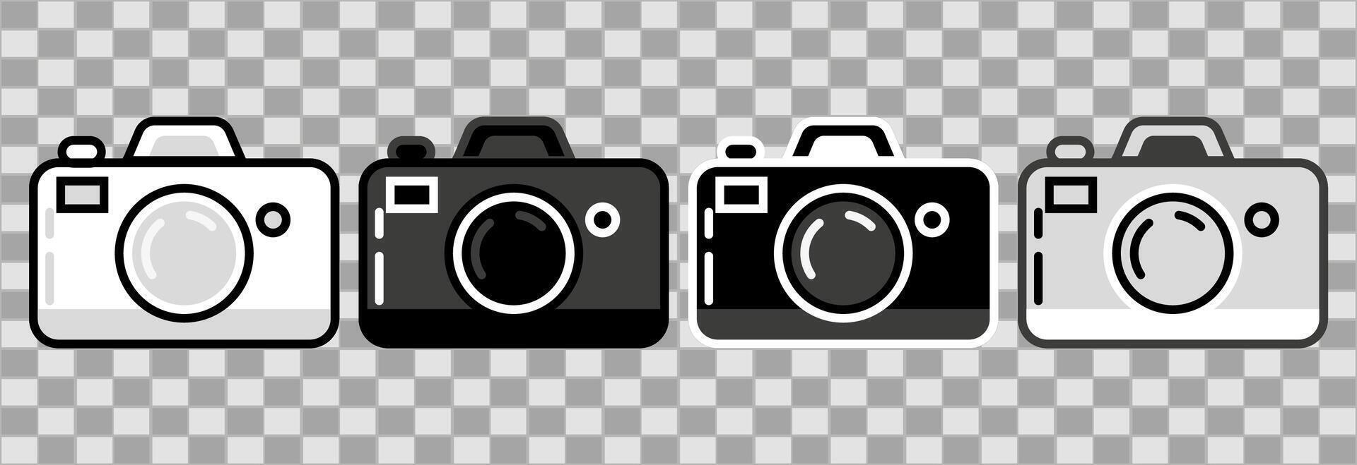 Camera icons or logo sign symbol vector illustration - Collection of high quality simply black style vector icons