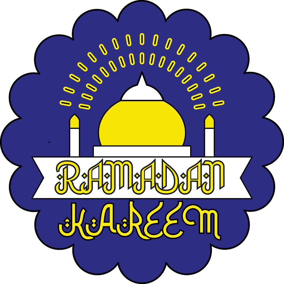 Ramadan Kareem Islamic Background vector.  Graphic design for the decoration of gift certificates, banners, card and flyer. vector