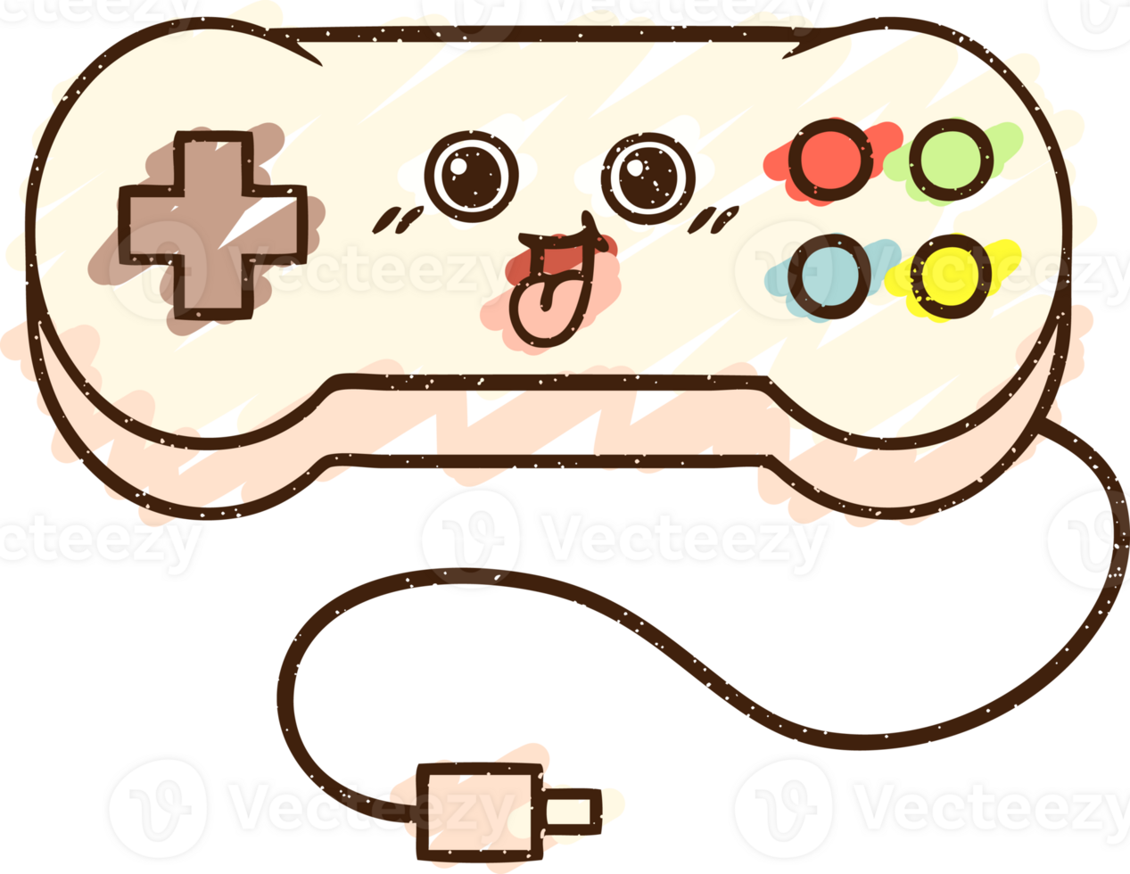 Game Controller Chalk Drawing png