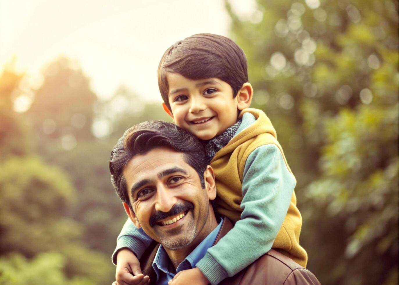 Indian Father And Son Stock Photos Images and Backgrounds for Free