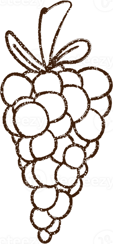 Grapes Charcoal Drawing png