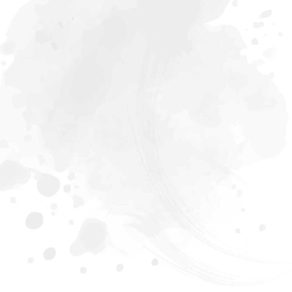 Abstract spots watercolor background. Hand drawn painted element. Black and white illustration. vector