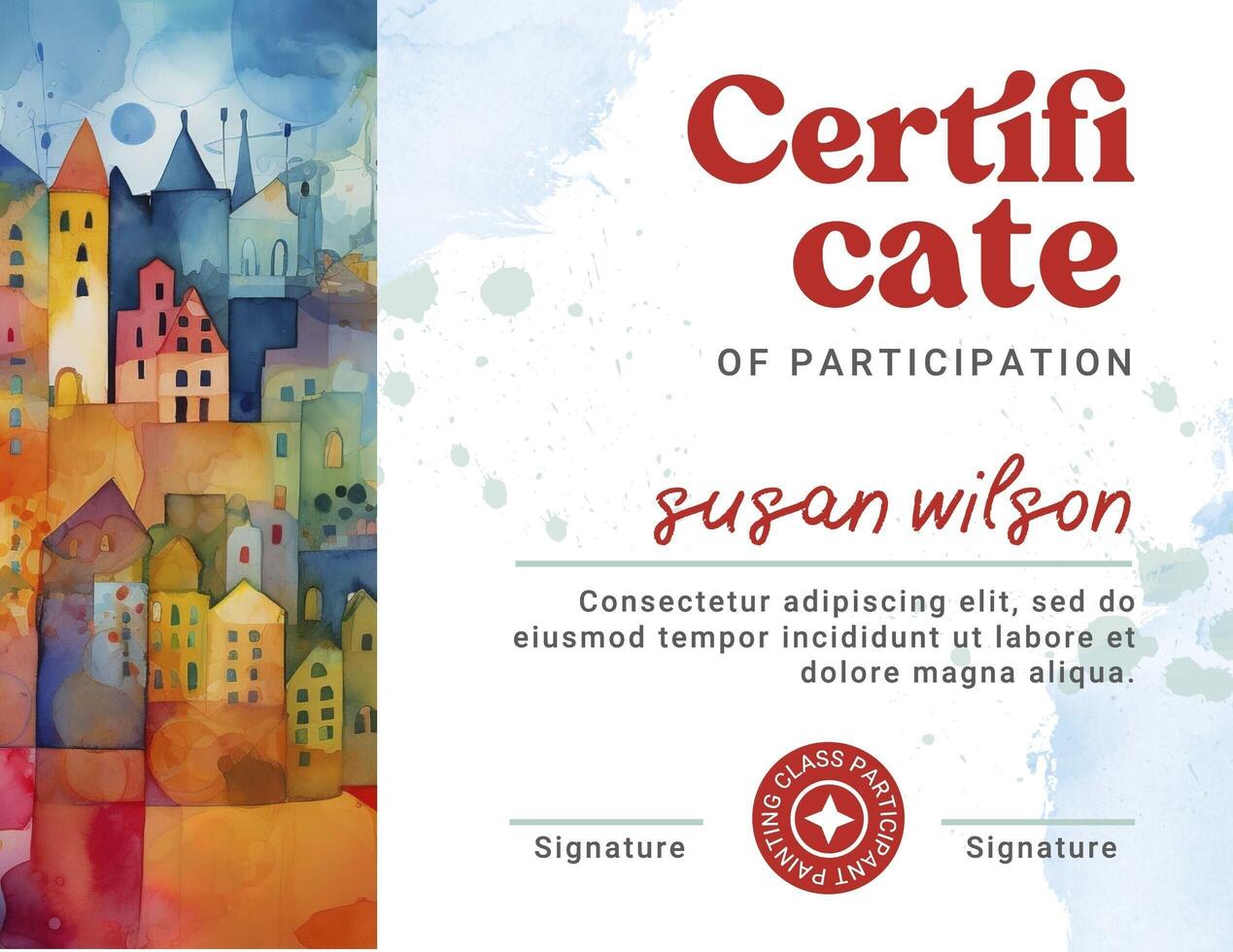 Creative Certificate Template