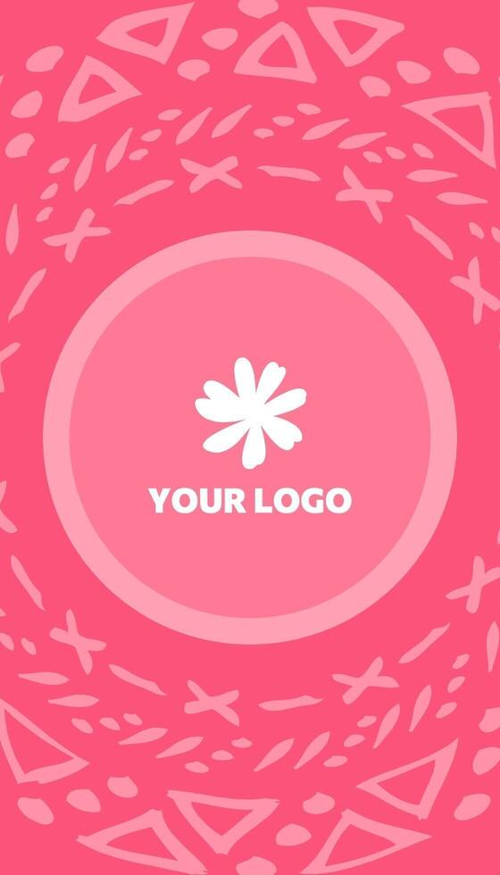 Pink Theme Business Card template