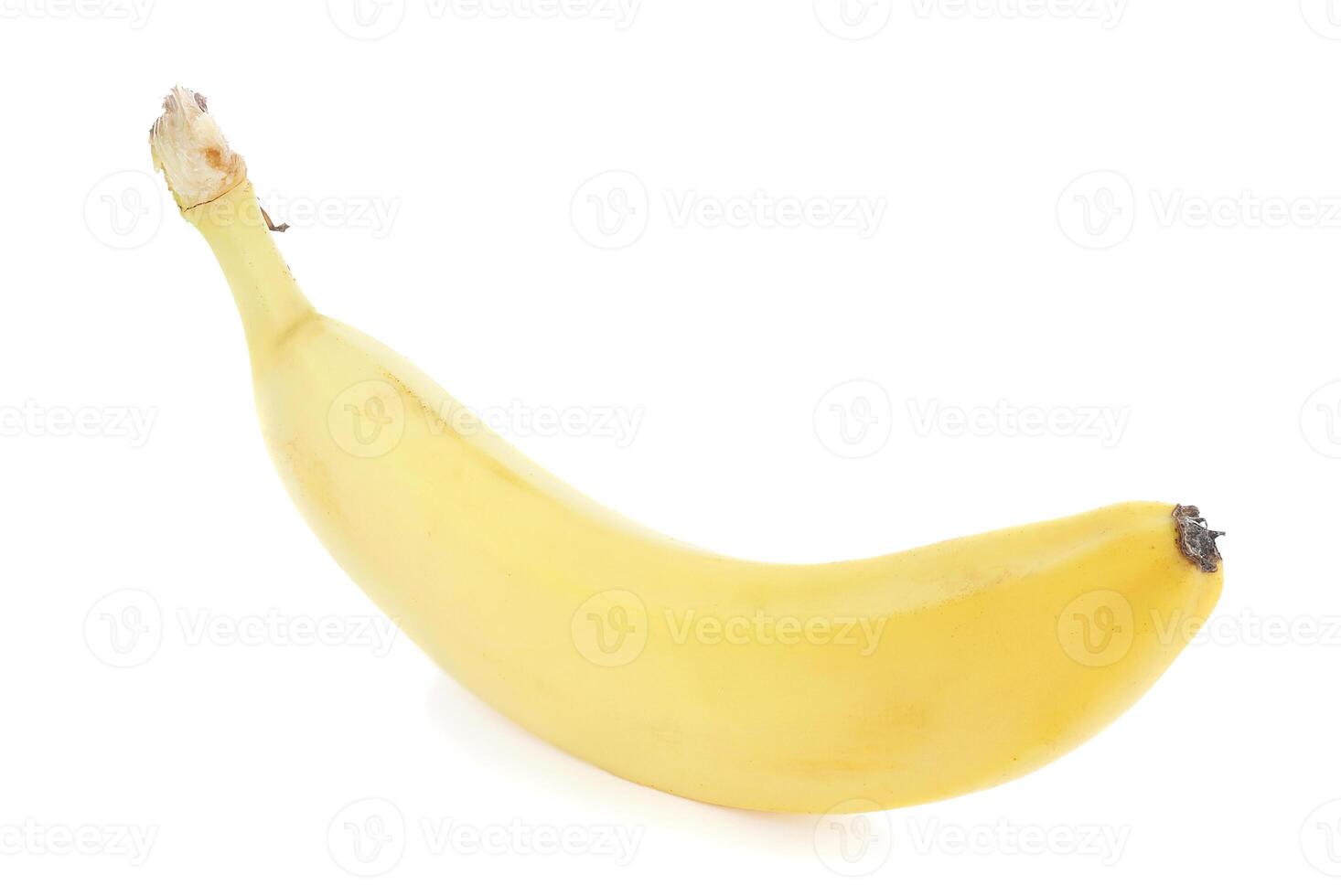 banana isolated on white background photo