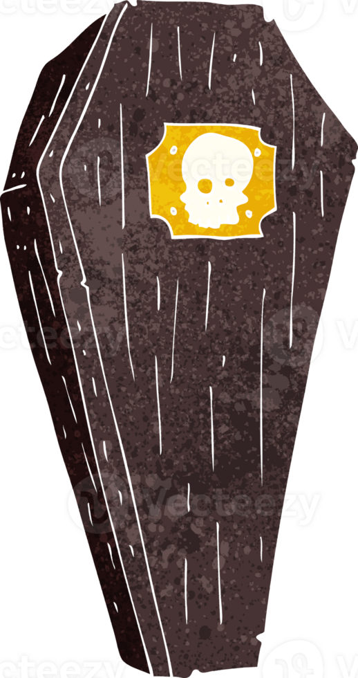 spooky cartoon coffin png