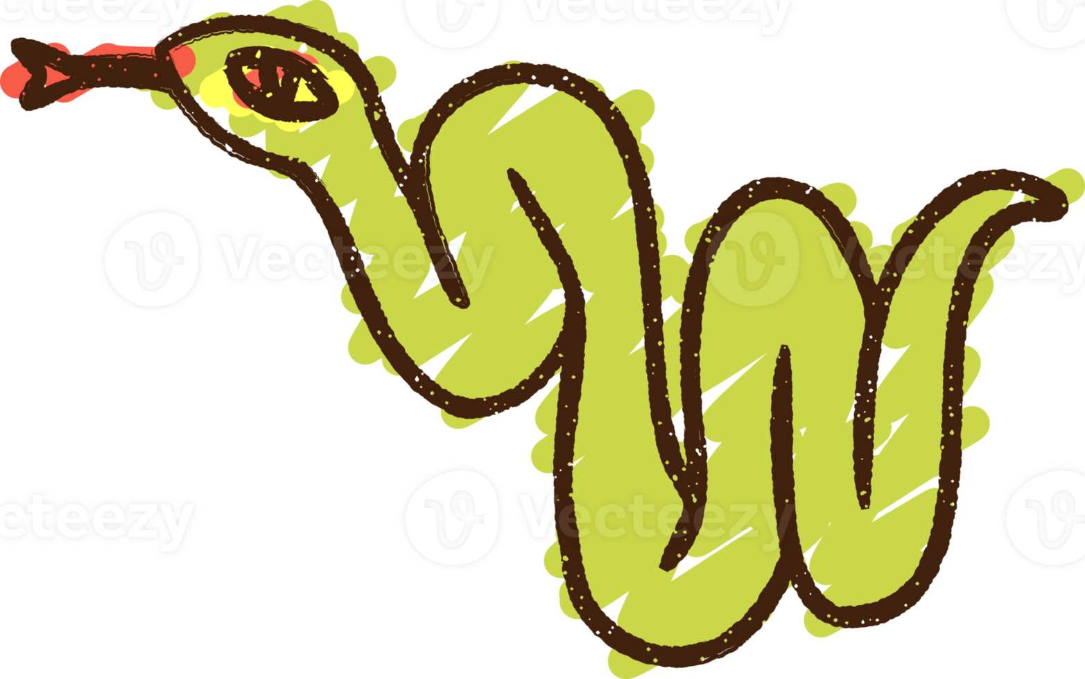 Snake Chalk Drawing png