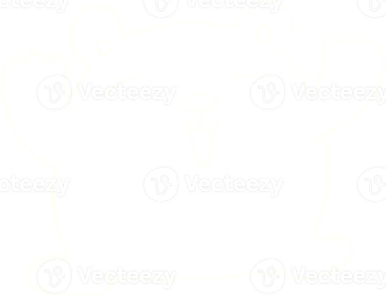 Bear Chalk Drawing png