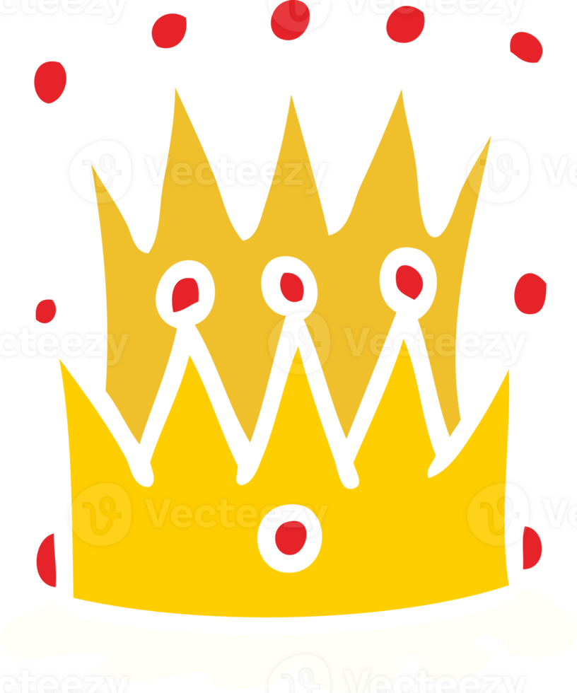 hand drawn cartoon doodle of two crowns png