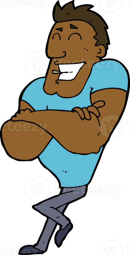 cartoon muscle guy png