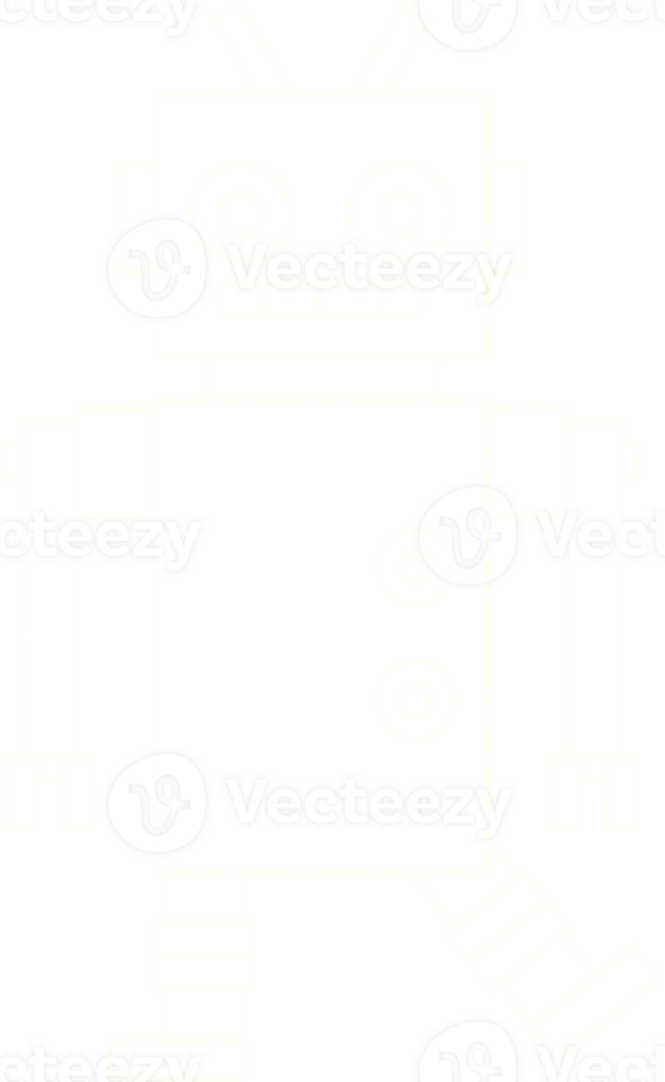 Robot Chalk Drawing png