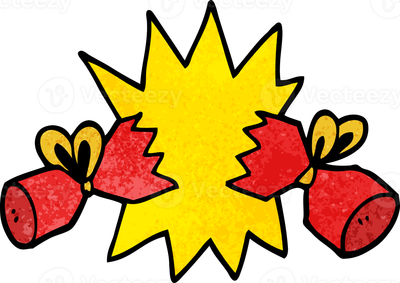 cartoon doodle cracker png