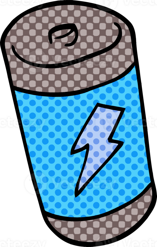cartoon doodle of a battery png