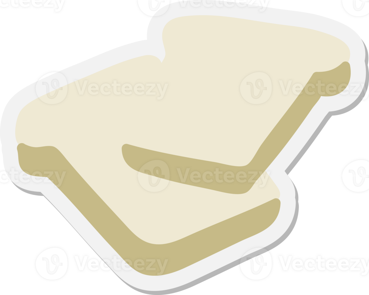 slices of wholemeal bread sticker png