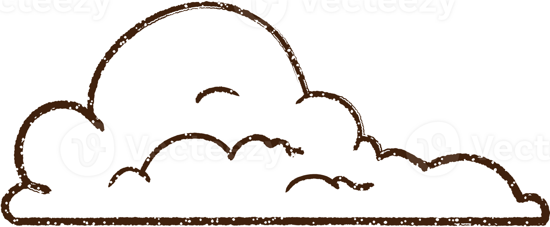 Cloud Charcoal Drawing png