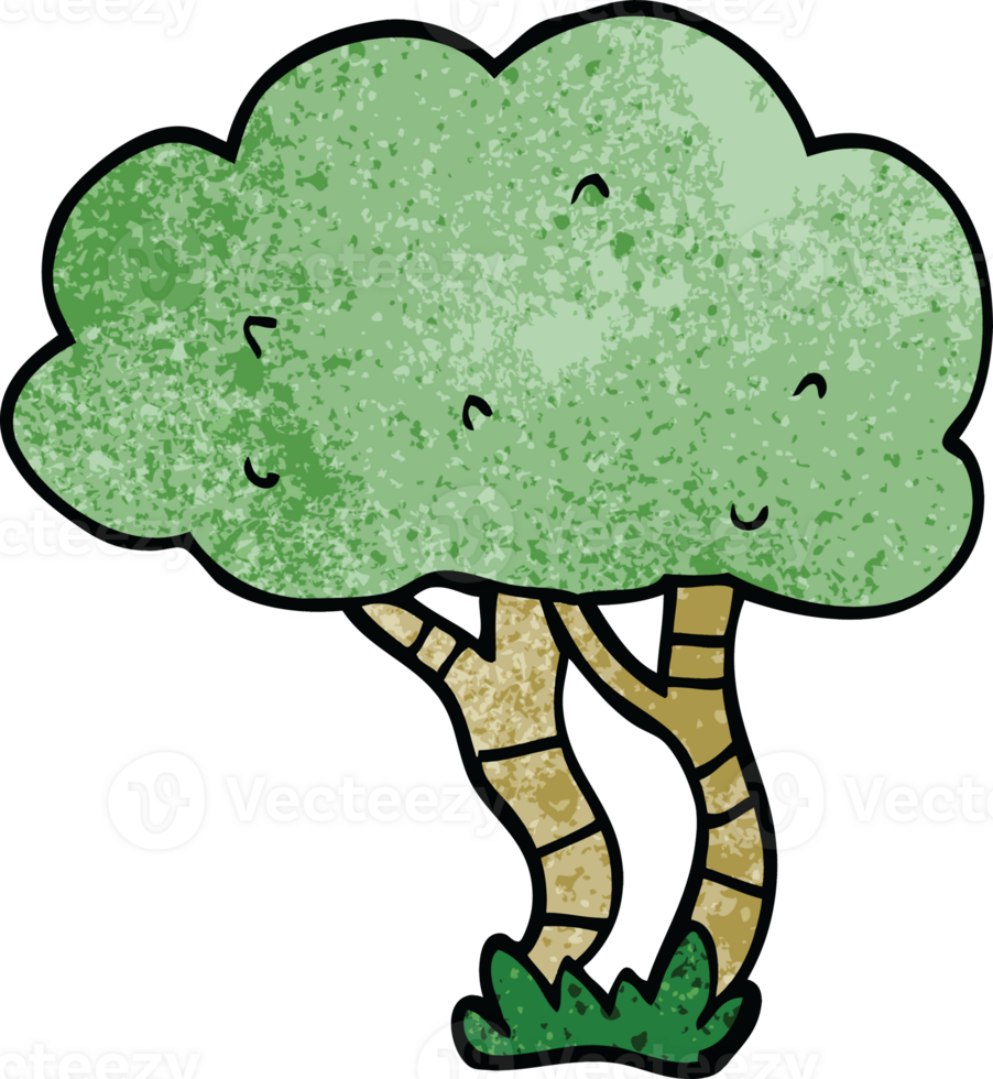 cartoon doodle tree png