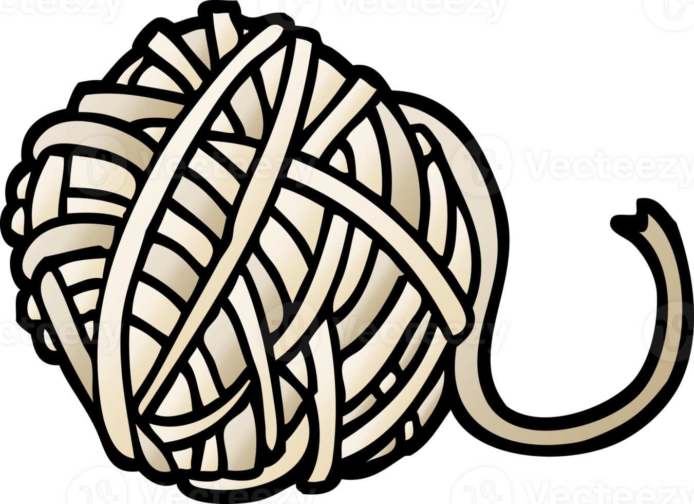 png gradient illustration cartoon ball of string