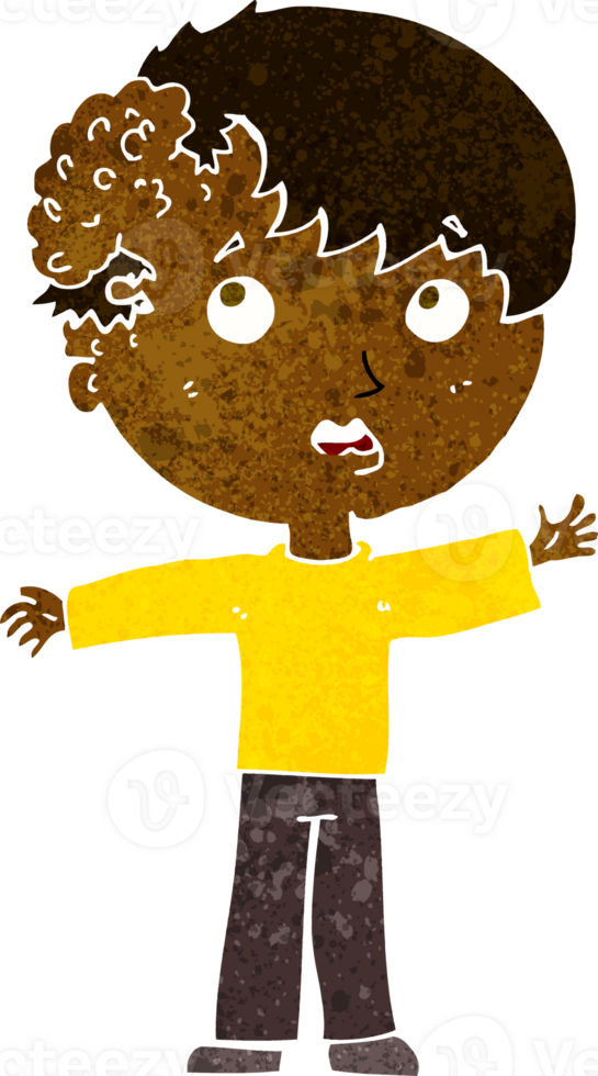 cartoon boy with growth on head png