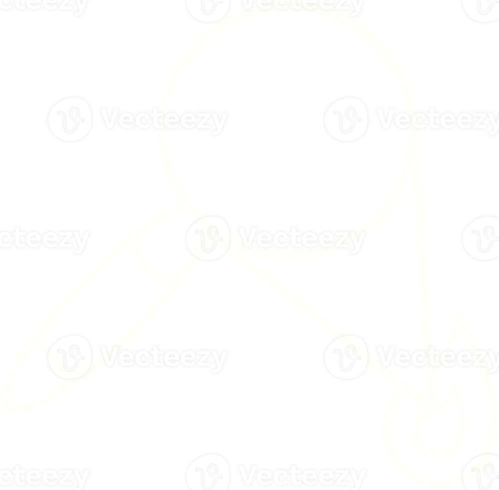 Magnifying Glass Chalk Drawing png