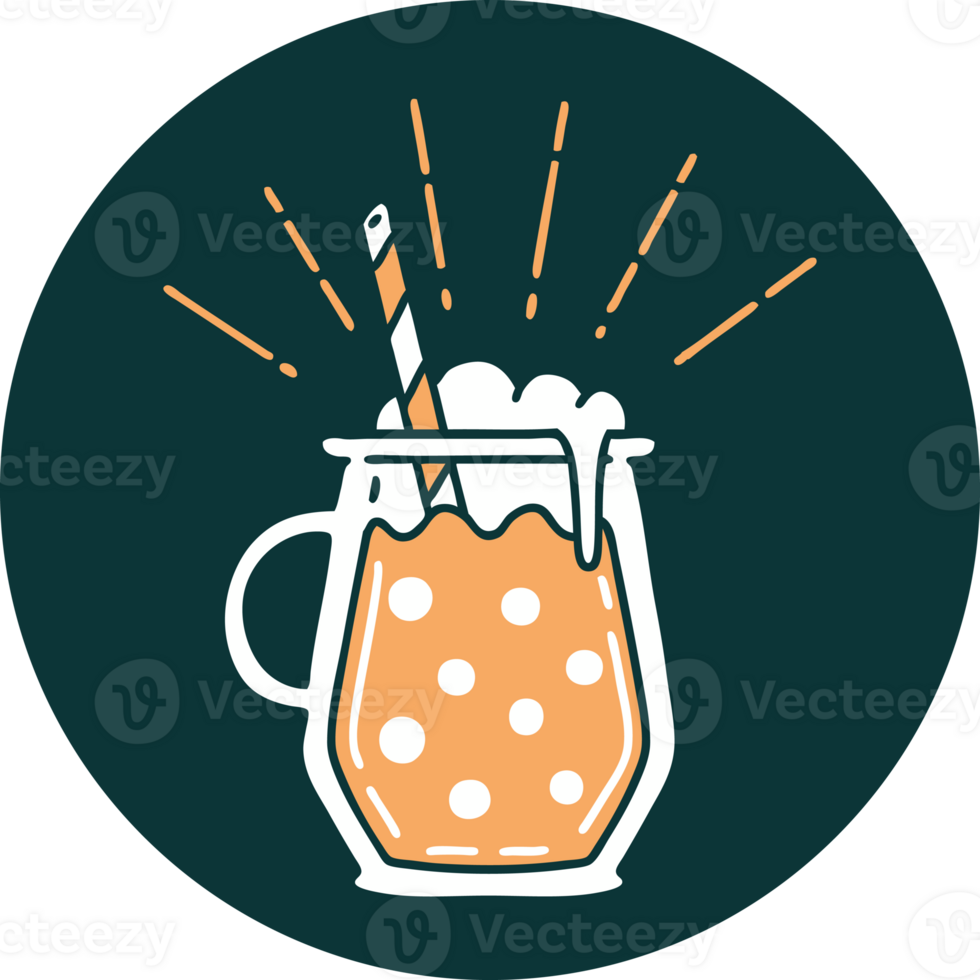 icon of tattoo style ginger beer png