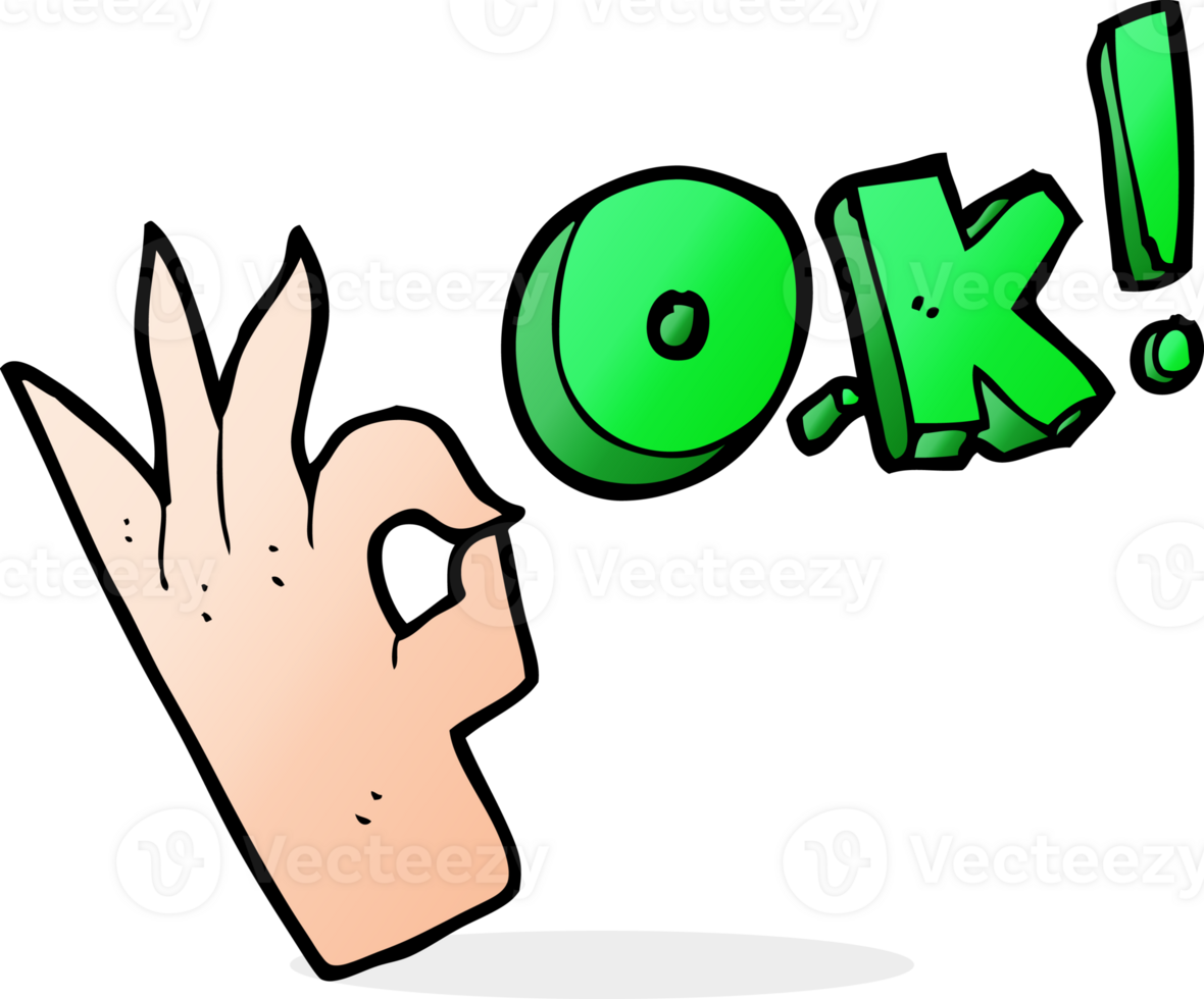 cartoon symbol for Okay png