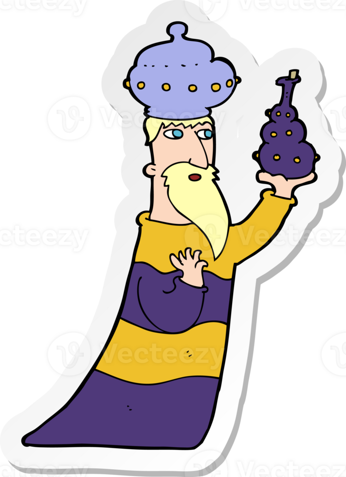 sticker of a one of the three wise men png