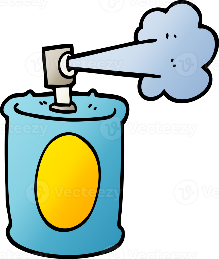 gradient illustration cartoon spraypaint can png
