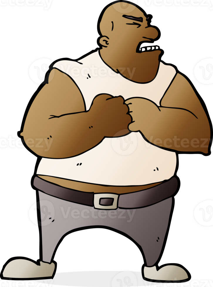 cartoon violent man png