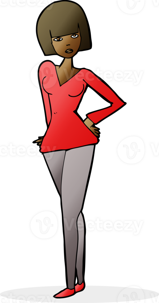 cartoon pretty woman png